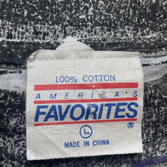 VTG 90’s Colorado Rockies MLB Baseball‎ AOP All Over Print Single Stitch Large - Picture 3 of 7